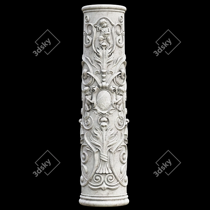 Elegant Column by Lih Haur 3D model image 1