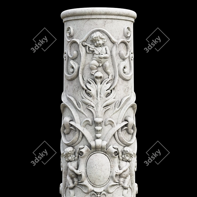 Elegant Column by Lih Haur 3D model image 2