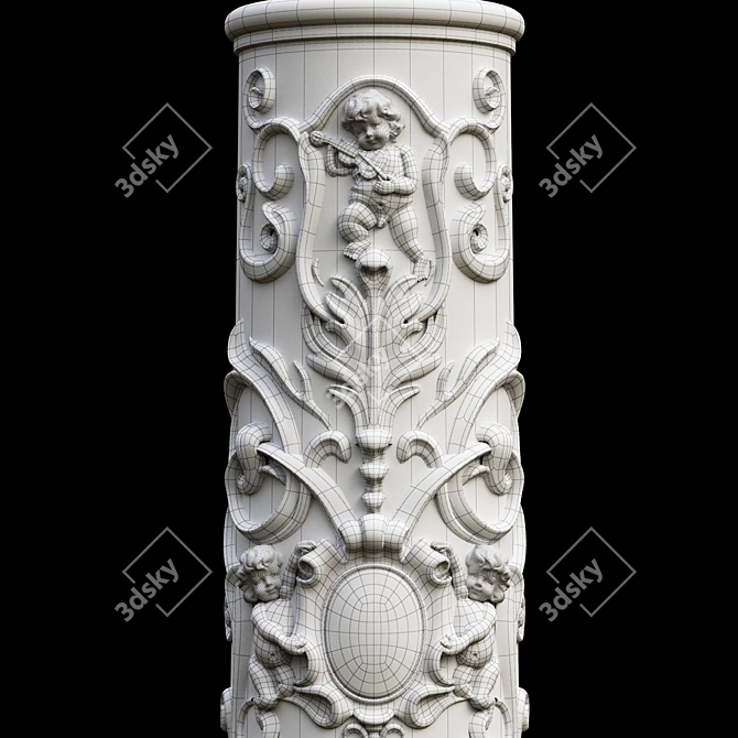 Elegant Column by Lih Haur 3D model image 3