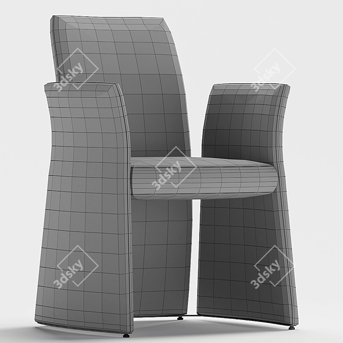 Elegant Baleri Italia Madam Chair 3D model image 3