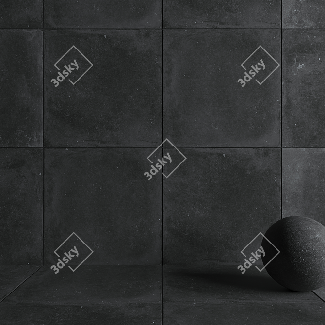 Multi-Texture HD Wall Tiles 3D model image 3