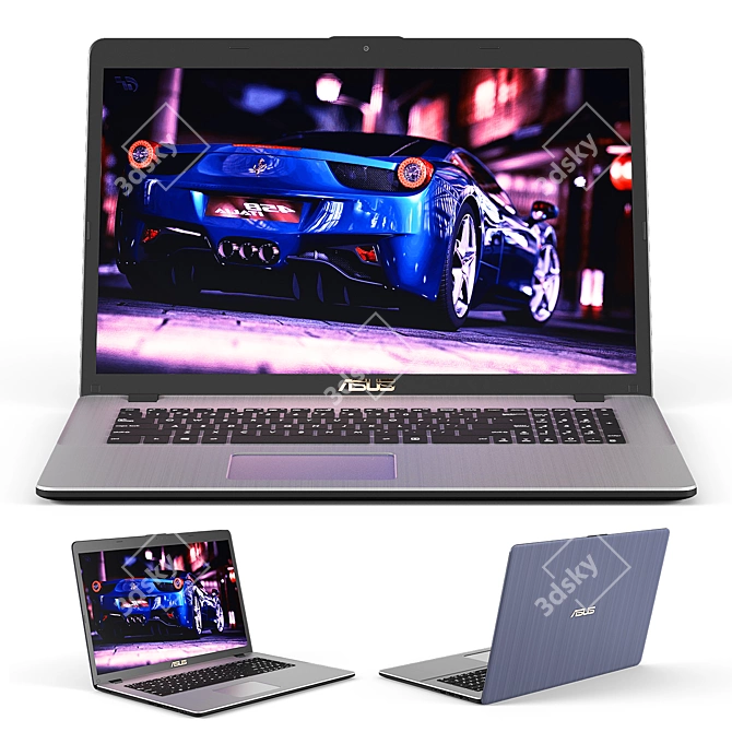 Asus VivoBook Pro 17 - Ultimate Performance 3D model image 1