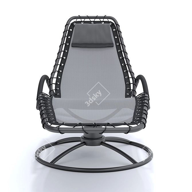 Surf Deckchair: Stylish and Comfortable 3D model image 2