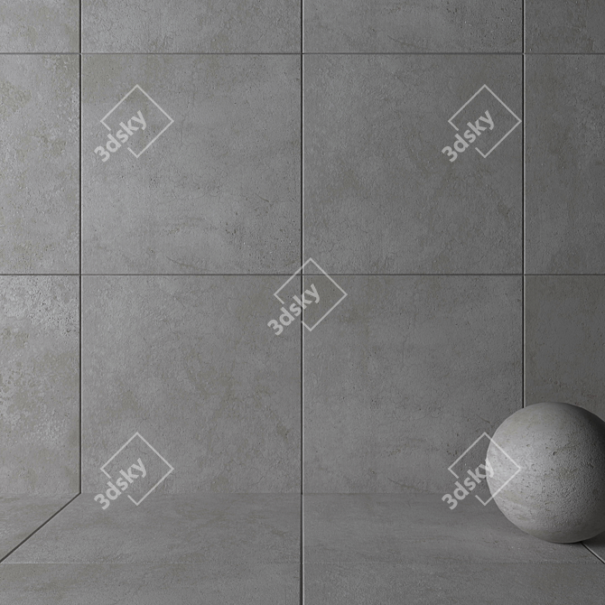 Multi-texture Wall & Floor Tiles 3D model image 2