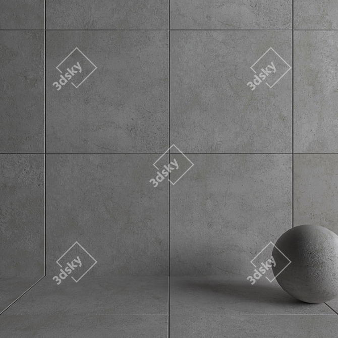 Multi-texture Wall & Floor Tiles 3D model image 3