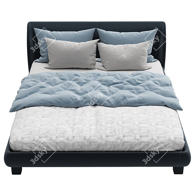 CARNABY Bed: Sleek & Stylish by Twils 3D model image 2