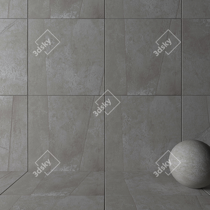 Multitexture HD Wall Tiles 3D model image 2