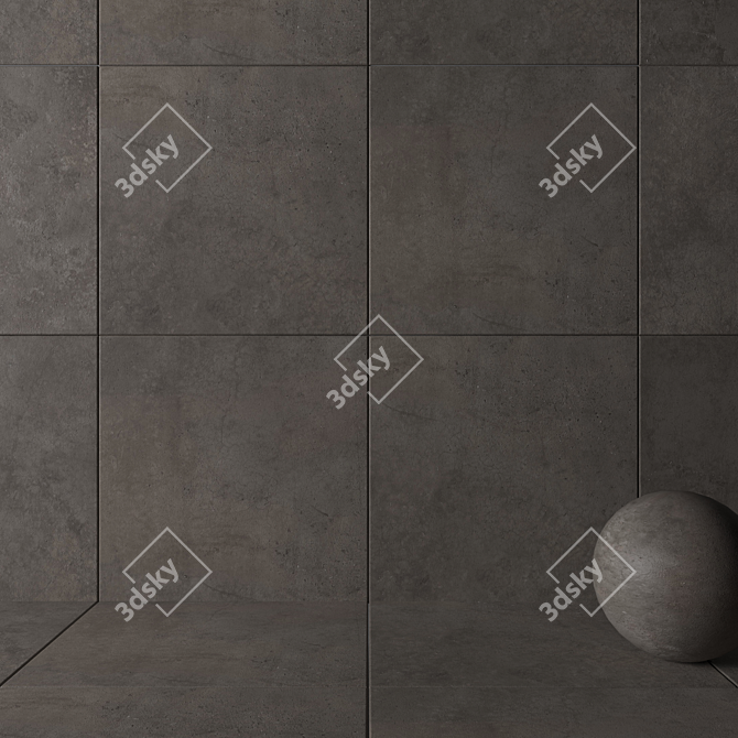 HD Multi-Texture Wall/Floor Tiles 3D model image 2