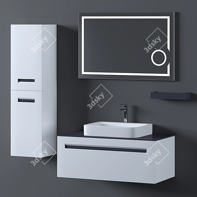 Cerato Bathroom Furniture Set 3D model image 1