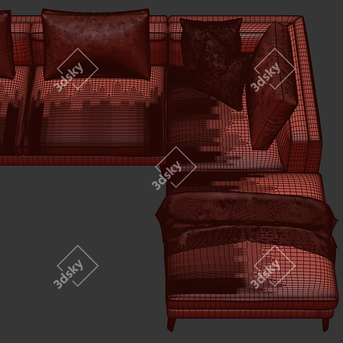 Dives Sofa by B&B Italia: Sleek Modern Design 3D model image 3