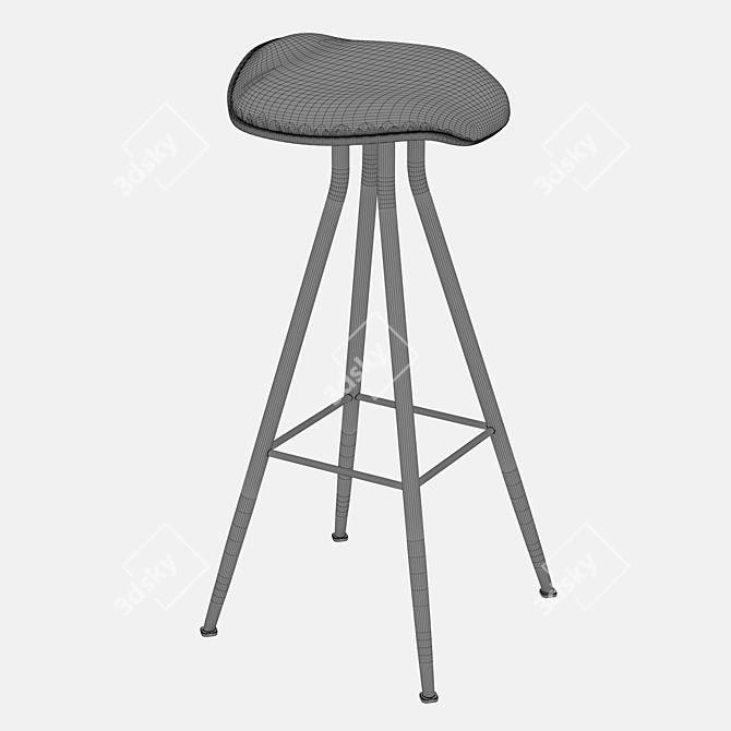 Title: NORR11 Barfly Barstool 3D model image 3