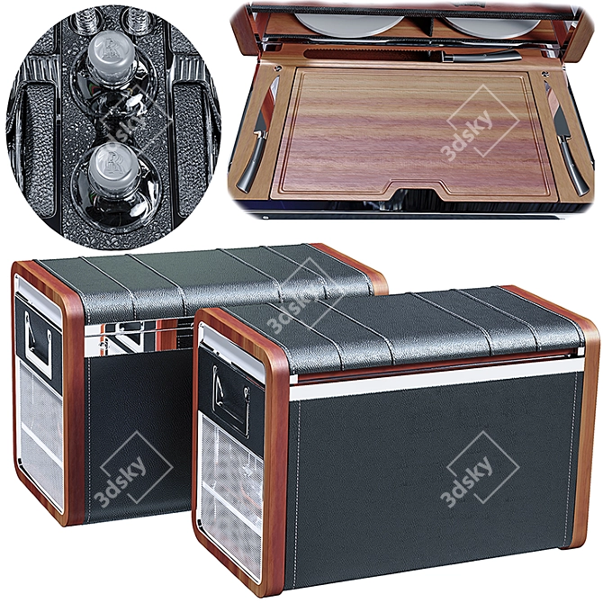 Luxury Picnic Set for Rolls-Royce 3D model image 2