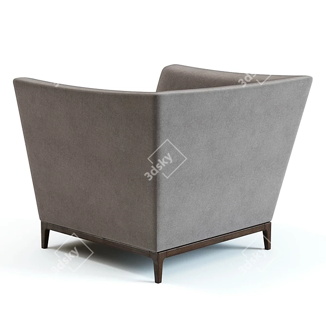 Tate Armchair: Stylish 3D Model 3D model image 3