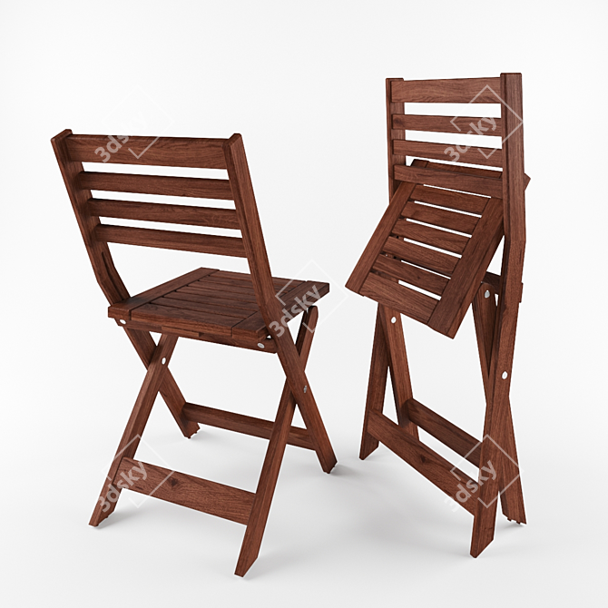 Versatile IKEA Applaro Outdoor Set 3D model image 2