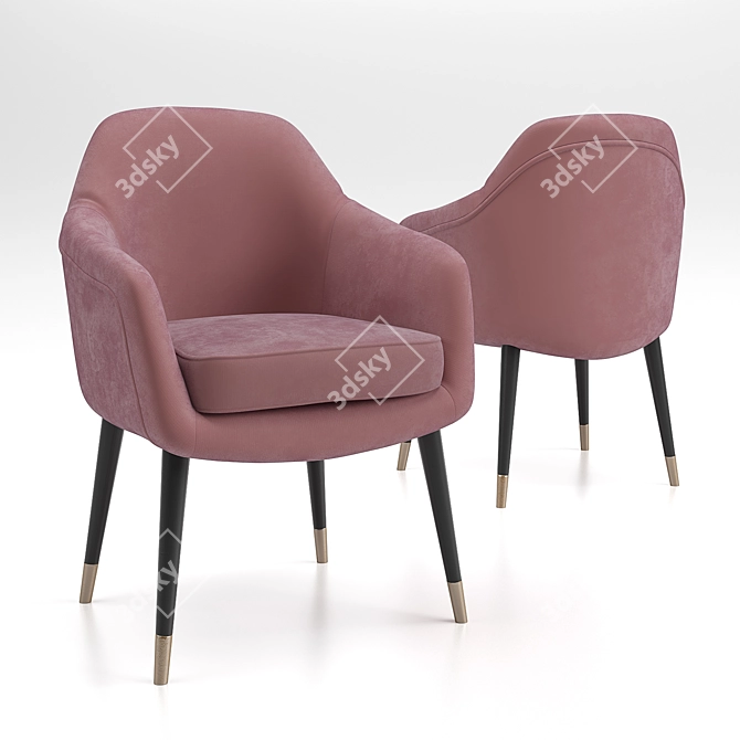 Comfort+ Chair 3D model image 1