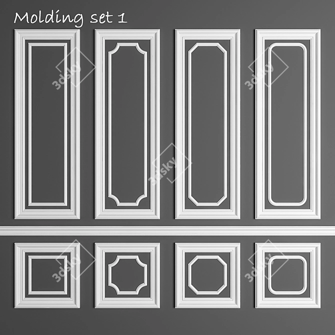 3D Max Molding Render Files 3D model image 1