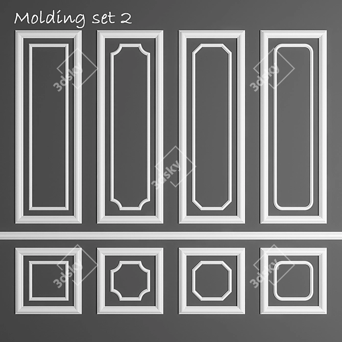 3D Molding Models 3D model image 1