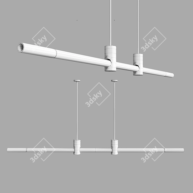 LINE Pendant Lamp by d'Armes: Sleek Canadian Design 3D model image 2