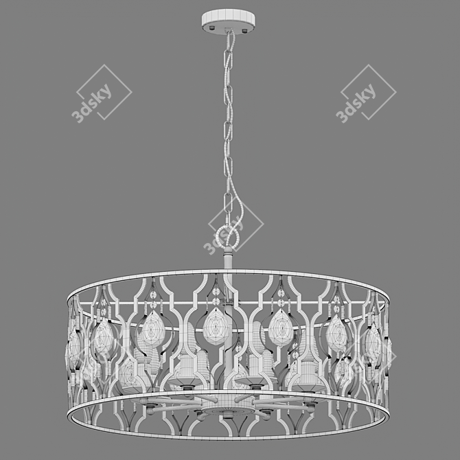 Art Deco-inspired Chandelier: Alghero 285011908 3D model image 2