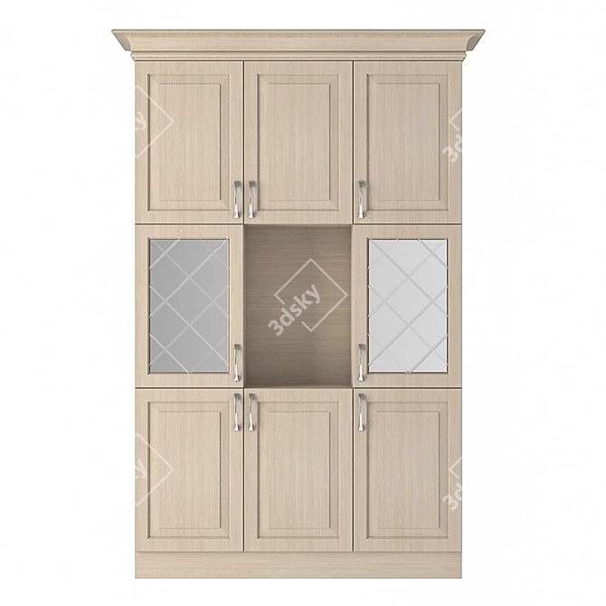 Modern V-Ray Bathroom Cabinet 3D model image 1