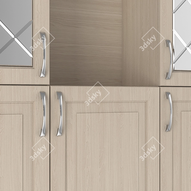 Modern V-Ray Bathroom Cabinet 3D model image 2