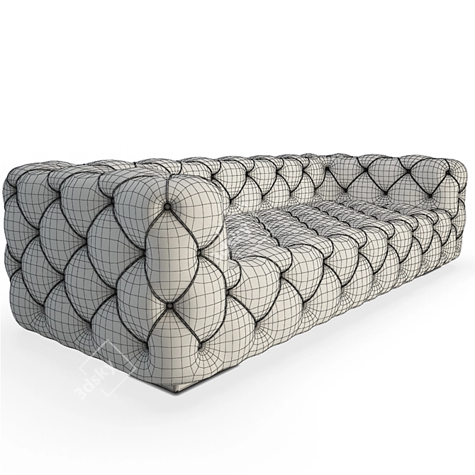 Modern Leyton Sofa: Sleek Design, Premium Quality 3D model image 2