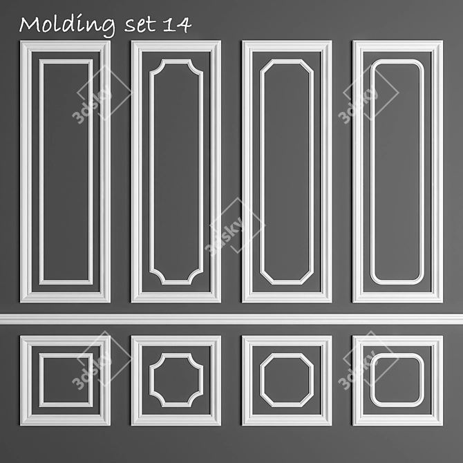 3D Molding Files with Vray & Corona 3D model image 1