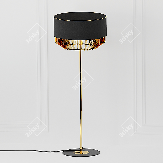 Elevate your space with Dubai Floor Lamp! 3D model image 1