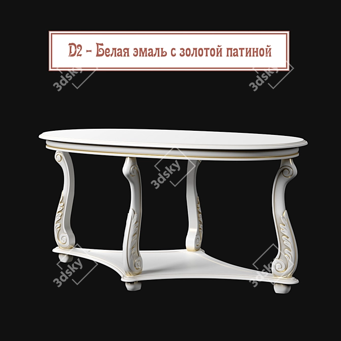 Ravanti Journal Coffee Table 3D model image 2