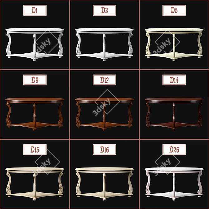 Ravanti Journal Coffee Table 3D model image 3