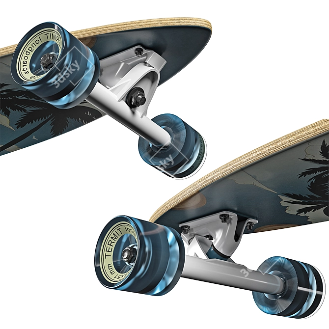 Speedster Termit Longboard 3D model image 2