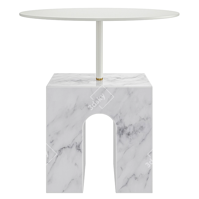 Triumph Side Table: Minimalist Elegance 3D model image 1