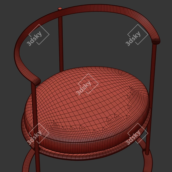 Elegant Azucena Catilina Chair 3D model image 3