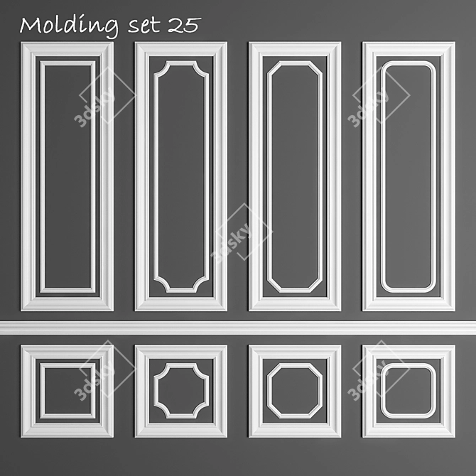 3D Max Molding Render Files 3D model image 1