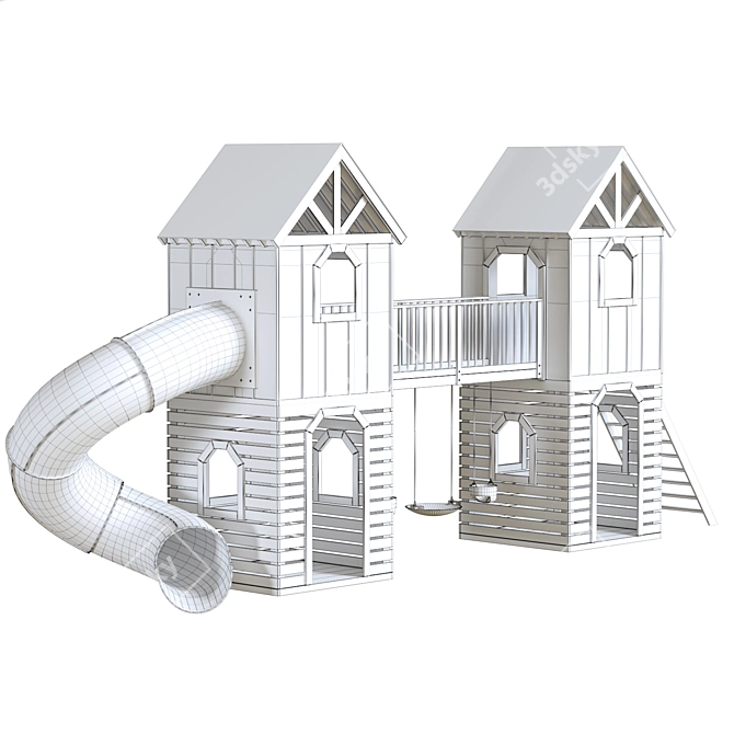 3D Kids Playset Model 3D model image 3