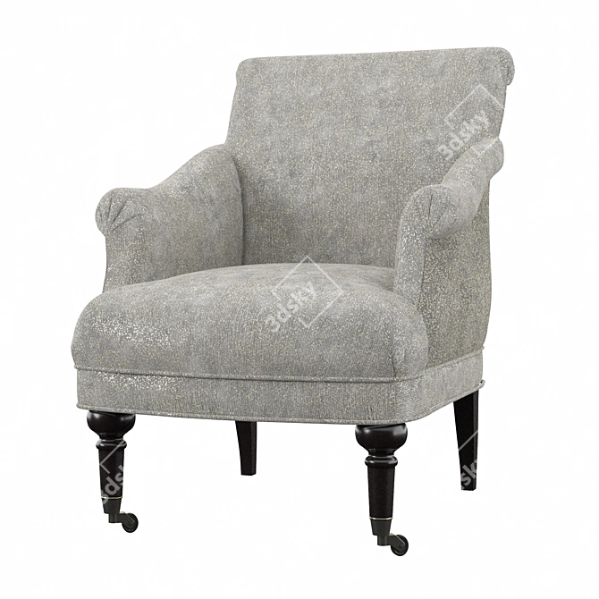 Cozy Cotswald Armchair | Classic Comfort in Your Home 3D model image 1