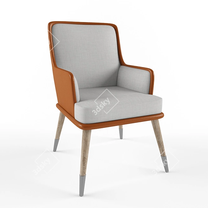 Modern Ergonomic Office Chair 3D model image 1