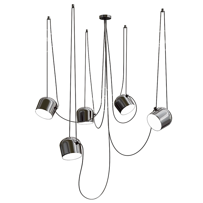 Luxury Illumination: Flos Aim's Chandelier 3D model image 1