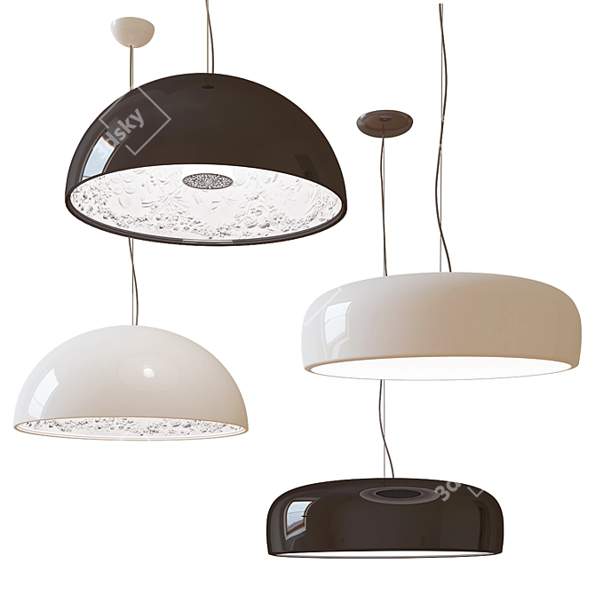 Elegant Pendant Lighting: Skygarden & Smithfield 3D model image 1