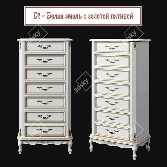 OM Ravanti - Stand 3: Elegant Birch Wood Console 3D model image 2