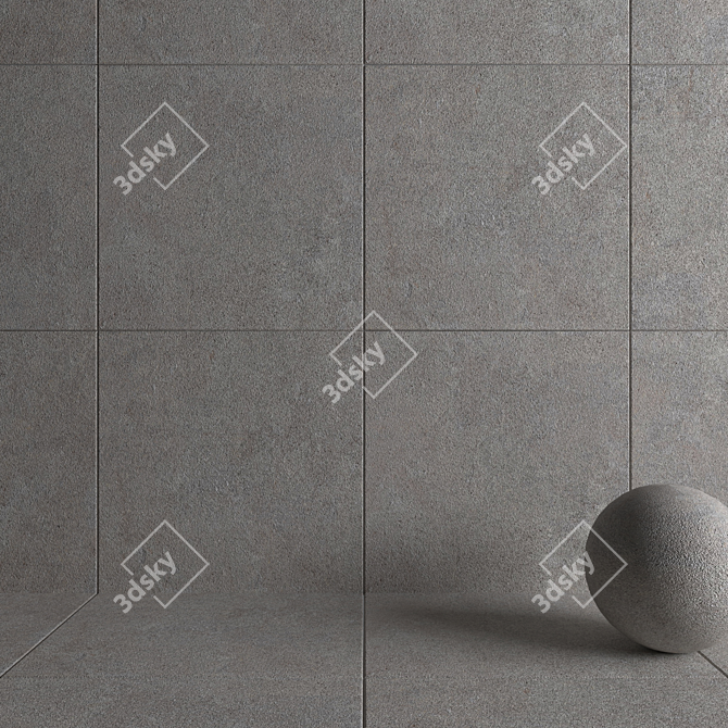 Multi-Texture Wall & Floor Tiles 3D model image 3