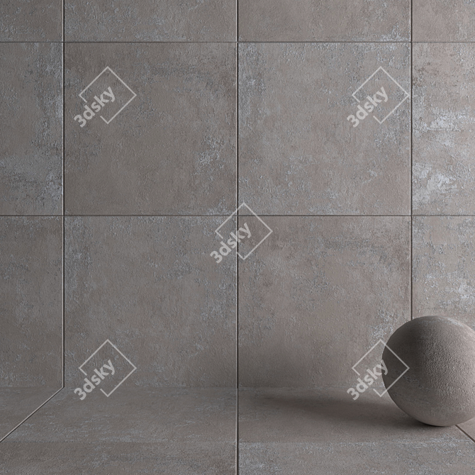 HD Multi-Texture Wall/Floor Tiles 3D model image 3