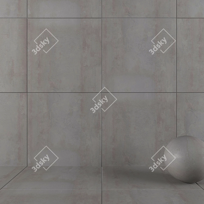 HD Multi-Texture Wall Tiles 85 3D model image 1