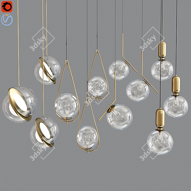 28-Light Set: 3dsmax 2011, obj format, Corona & Vray 3D model image 1