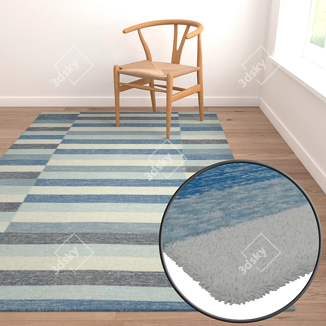 Luxury Carpets Set 3D model image 2