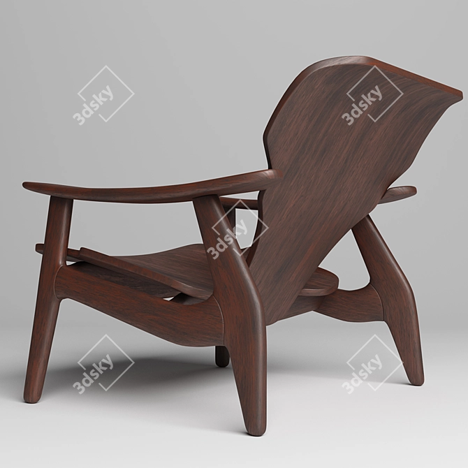  Modern Diz Chair: Rodrigues 3D model image 2