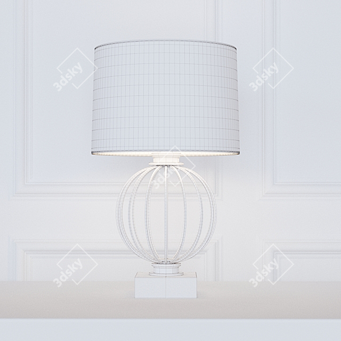 Garda Decor Poly Table Lamp 3D model image 2