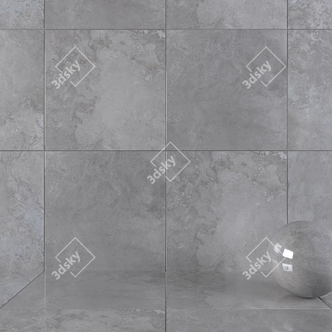  HD Multitexture Wall Tiles 3D model image 1