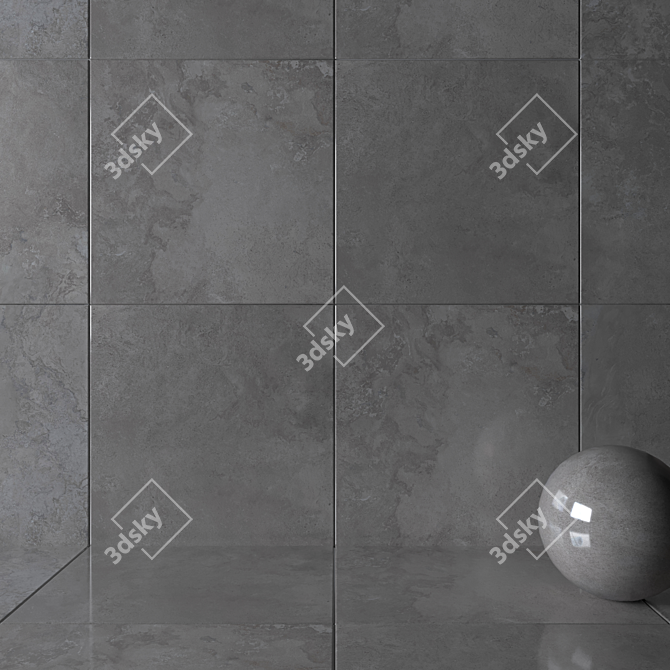  HD Multitexture Wall Tiles 3D model image 2