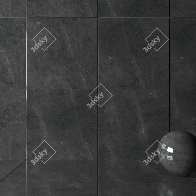  HD Multi-Texture Wall Tiles 3D model image 2